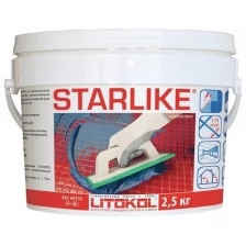 Litokol Starlike C.520 2,5кг эпоксидная затирка для швов Litokol Litochrom Starlike цвет Слоновая кость