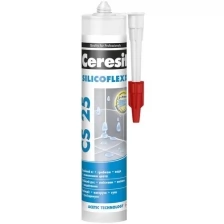 Ceresit CS 25 Silicoflexx герметик нейтральный силиконовый, 280 мл (№43 багамы)