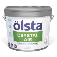 Краска с функцией нейтрализации формальдегида Olsta Crystal Air (2,7л) А (белая и под колеровку)