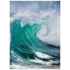 Фотообои Milan Бурная волна, M221, 200х270 см, виниловые на флизелиновой основе