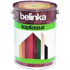 Belinka TOPLASUR Лазурное покрытие для защиты древесины (№13 сосна, 5 л)