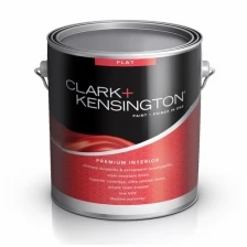 Антивандальная матовая краска для внутренних работ Clark kensington flat enamel, 3,78, Ultra White, Ace Paint