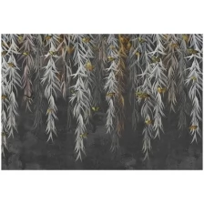 Фотообои виниловые на флизелиновой основе "Ветви ивы", Арт. 144-307, 400х270 см (ШхВ)