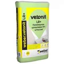 Шпатлевка финишная Vetonit LR Plus 5 кг, цвет белый