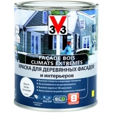 Краска для деревянных фасадов и интерьеров V33 CLIMATS EXTREMES, п/гл, база С 2,5л