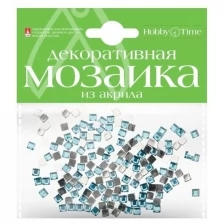 Мозаика декоративная из акрила 4Х4 ММ,200 ШТ., голубой