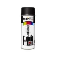 Аэрозольная термостойкая краска KIM TEC, черная, RAL 9011