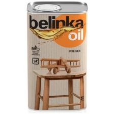 BELINKA Масло с воском для древесины внутри помещений INTERIER 2,5л.