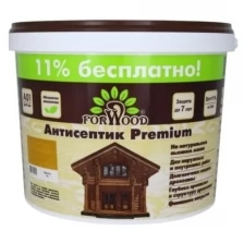 Масляный антисептик Forwood премиум 10л для защиты дерева до 10лет цвет орегон для наружных и внутренних работ без запаха