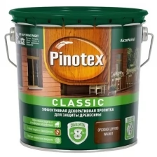 Пропитка декоративная для защиты древесины Pinotex Classic AWB рябина 1 л.
