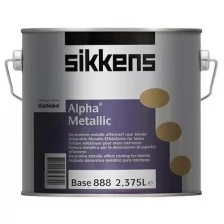 Декоративная краска металлик Sikkens Alpha Metallic полуглянцевая (0.95л) 888 (серебрянная база)