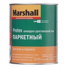 Marshall Protex Parke лак паркетный (бесцветный, матовый, 2,5 л)