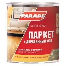 Лак Parade "L10 Паркет & Деревянный пол", матовый, прозрачный, 0.75 л