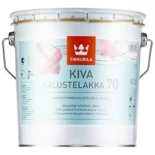Tikkurila Kiva 70, Универсальный лак для мебели, 2,7л