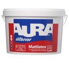 Краска для стен и потолков Eskaro Aura Mattlatex моющаяся 2,7л, белый