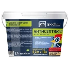 Антисептик сухой для внутренних работ GOODHIM V250 Dry, концентрат, бесцветный, 0,7 кг