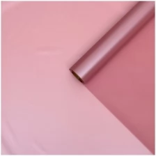 Пленка для цветов "Нежность", серебристо-красный, 0.58 x 10 м