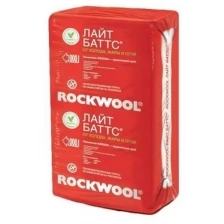 Каменная вата Rockwool Лайт Баттс, 1000 x 600 x 100 мм, 5 плит