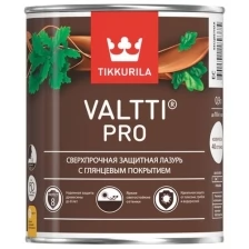 Tikkurila Valtti Pro,Сверхпрочная защитная глянцевая лазурь,0,9л