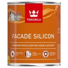 Краска "FACADE SILICON" база С 5 Л (1) акриловая для фасадов И цоколей "тиккурила"