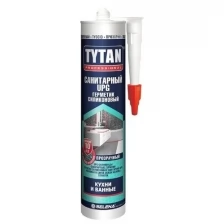Герметик силиконовый санитарный UPG Tytan Professional, 280 мл, белый