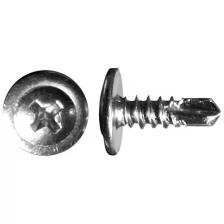 Саморез по металлу Невский Крепеж, с прессшайбой и сверлом, 4,2 x 25 мм, 12 шт