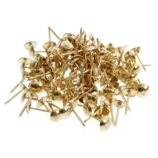 Тундра Гвозди декоративные, 8х15 мм, цвет золото, в упаковке 500 шт.