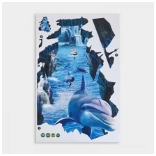Наклейка 3Д интерьерная Море 90x60см./В упаковке шт: 1