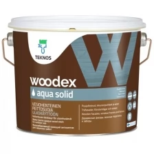 Пропитка по дереву Teknos Woodex Aqua Solid(Текнос Вудекс Аква Солид) кроющая 0.9л