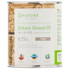 GNature 870, Schutz Grund-Öl Защитный грунт-антисептик на основе масла 0,75 л