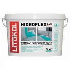 Гидроизоляционная мастика LITOKOL HIDROFLEX EVO, 5 кг