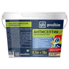 Goodhim Антисептик сухой для внутренних работ GOODHIM V250 Dry, концентрат, бесцветный, 0,7 кг