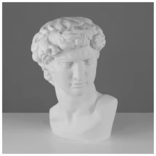 Мастерская Экорше Гипсовая фигура Давида Микеланджело, 30 х 28 х 46 см