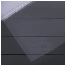 Плёнка полиэтиленовая, толщина 80 мкм, 3 x 10 м, рукав (1,5 м x 2), прозрачная, 1 сорт, ГОСТ 10354-82