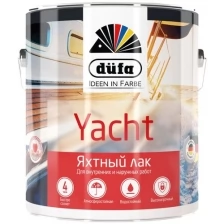 Лак яхтный Dufa Retail Yacht полуматовый алкидно-уретановый бесцветный 0.75 л