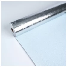 Панель ПВХ самоклеящаяся в рулоне светло-голубая, 2,8м, 50см, толщ2мм