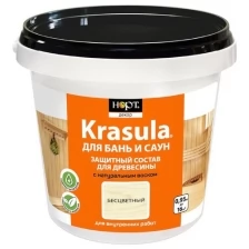 Krasula 2,9л, Красула для бань и саун, защитно-декоративный состав пропитка для древесины