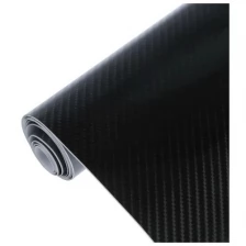 Пленка карбон 5D, самоклеящаяся, 30x152 см, черный
