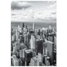 Фотообои «Панорама Чикаго» (4 листа) 140Х200 см