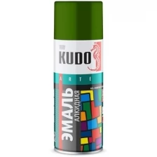 Эмаль алкидная универсальная 520 мл аэрозоль KUDO, зеленая пастельная KU-10089