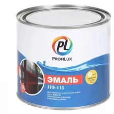 Profilux Эмаль ПФ-115 серая глянцевая -7040 1,9кг