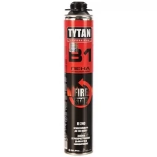 Пена монтажная профессиональная огнеупорная Tytan Professional В1, 750 мл