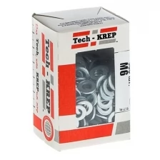 Шайба TECH-KREP DIN125а плоская оцинк. М6 (300 шт) - коробка с ок.