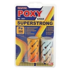 Клей эпоксидный MASTIX SUPERSTRONG, суперпрочный, 80 г./В упаковке шт: 1