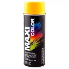 Maxi Color Эмаль-аэрозоль белая глянцевая 0,4л 9010MX .