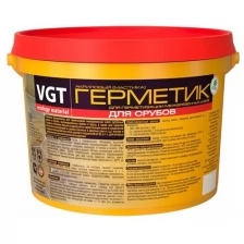 Герметик VGT для срубов, для межбревенных швов, акриловый сосна, 15 кг_