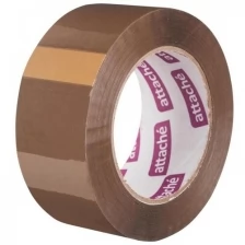 Клейкая лента (скотч) упаковочная Attache (48мм x 132м, 45мкм, коричневая)
