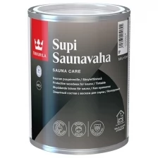 Воск для саун защитный Supi Saunavaha (Супи Саунаваха) TIKKURILA 0,9 л бесцветный (база EP)