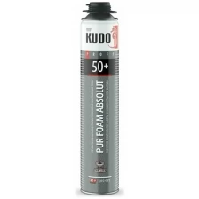 Пена монтажная 1000мл всесезонная полиуретановая с клапаном PROFF 50+ KUDO KUPP10S50+