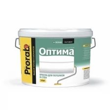 Краска для стен и потолков PRORAB оптима в/д 14 кг / 11 л POSP-140/110